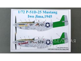 Декали для P-51D-25 Mustang Iwo Jima, 1945