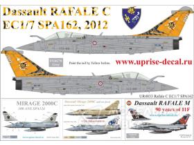 Декали для Rafale C EC1/7 SPA162