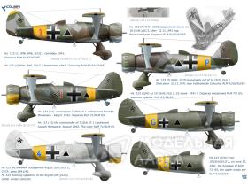 Декали HS-123 A/B over the USSR