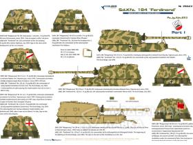 Декали Sd.Kfz. 184 "Ferdinand" Часть 1