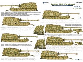 Декали Sd.Kfz. 184 "Ferdinand" Part II Pz.Jg.Abt. 655