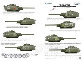 Декали T-34/76 wydanie UTM Part II