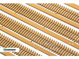 Деревянный забор-штакетник для макетирования (высота 1,5 см)
