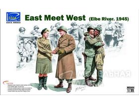 East meet West (Elbe River. 1945)