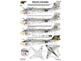 Electric Intruder - EA-6A USMC Aircraft, 4 Markings