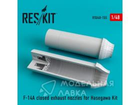 F-14A closed exhaust nozzles for Hasegawa Kit