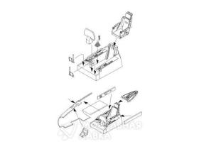 F-86F Sabre - Interior set for Airfix kit