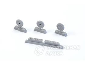 FH-1 Phantom Mainwheels and Nosewheel for Special hobby kit