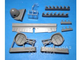 Fw 190A-3 Fw 190A-4 Wheel Wells and Wheels Set for Tamiya