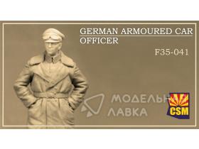 German armoured car officer