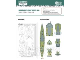 German Battleship Tirpitz 1944 (For Trumpeter 05712)