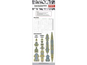 German Heacy Cruiser Blucher (For Trumpeter 05346)