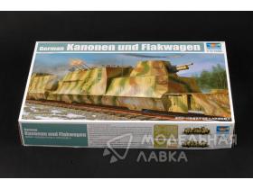 German Kanonen und Flakwagen