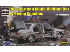 German Made Civilian Car w/Living Supplies