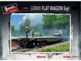 German Ssyl Flat Wagon