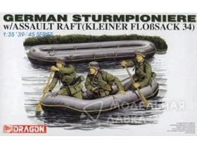 German Sturmpioniere w/Assault Raft (Kleiner Floßsack 34)