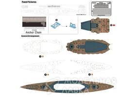 Germany Navay Luetzow Battlecruiser (For Flyhawk1301/1301S)