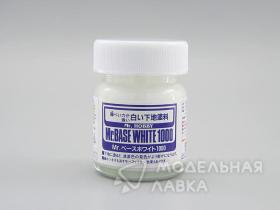 Грунтовка Mr. Base White 1000 базовая белая 40 мл.