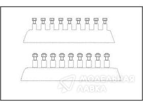 Hexagonal bolt head 0,8 mm (44 pcs)