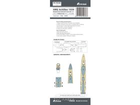 HMS Achilles 1939 Wooden Deck（FOR FLYHAWK FH1108）