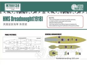 HMS Dreadnought (1918) (for trumpeter 06706)