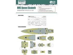 HMS Queen Elizabeth (for trumpeter 05794)