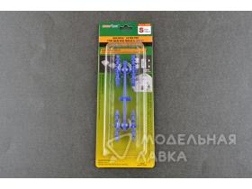 Holding/Guide pin for silicone mould-S (Blue)