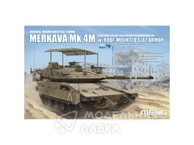 Израильский основной боевой танк Merkava Mk.4M с надкрыльевой броней