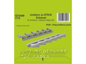 Junkers Ju 87D/G Exhausts  / for Academy and Special Hobby Kits