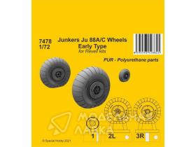 Junkers Ju 88A/C Wheels Early Type (Revell kits)