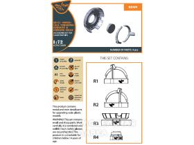 Ki-51 Sonia (all versions) resin exhaust & cooling gills