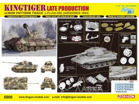 KINGTIGER LATE PRODUCTION w/NEW PATTERN TRACK s.Pz.Abt.