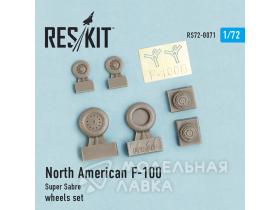 Колеса North American F-100 Super Sabre Wheels Set