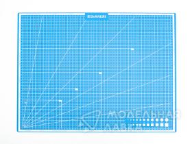 Коврик для резки DeMauri Небесно-голубой,  формат А2, 5 слоёв