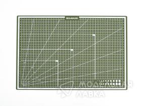 Коврик для резки DeMauri Тёмно-оливковый,  формат А3, 5 слоёв