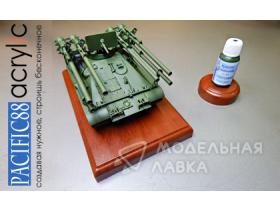 Краска акриловая Зелено-оливковая (Olive green), 10 мл. (морозостойкая)