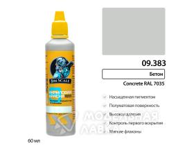 Краска водно-акриловая Jim Scale: Бетон Сoncrete RAL 7035 60мл