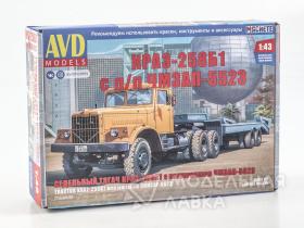 КРАЗ-258Б1 с полуприцепом ЧМЗАП-5523