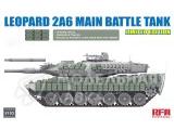 Leopard 2A6 Main Battle Tank  with Ukraine decal/ Kontakt-1ERA/workable tracks