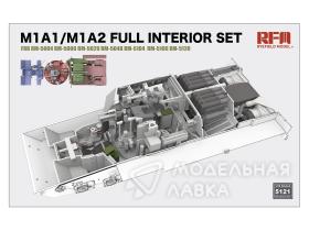 "M1A1/M1A2 Abrams Tank Full Interior Set (without tank kit) FOR RM-5004 RM-5006 RM-5029 RM-5048 RM-5104 RM-5106 RM-5120"