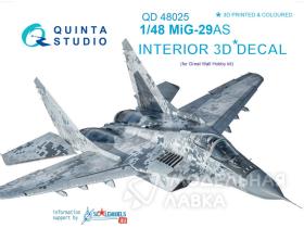 MiG-29AS Interior 3D Decal