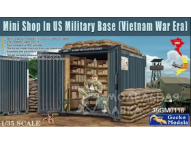 Mini shop in US military base Vietnam War