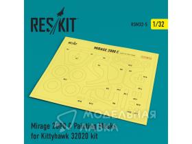 Mirage 2000 C Painting Masks for Kittyhawk 32020 kit