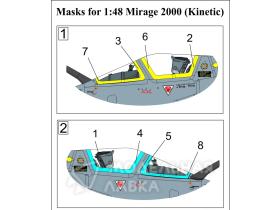 Mirage 2000C (1/48, Kinetic)