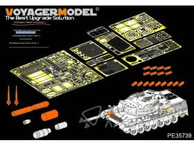 Modern German Leopard1A5  MBT (Gun barrel ,smoke discharger?atenna base include?(For MENG TS-015)