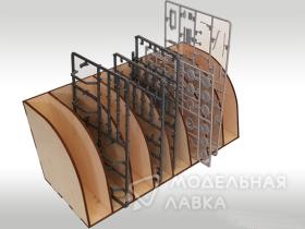 Модуль-органайзер для литников.