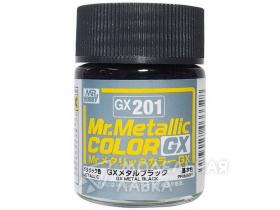 Mr.Metallic Color GX: Черный металлик, 18 мл