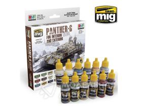 Набор акриловых красок PANTHER-G Colors Set for Interior and Exterior Set / Цвета интерьера и экстерьера Пантеры