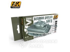 Набор акриловых красок Panzer Grey Modulation Set (серый танковый, набор для модуляции из шести цветов)