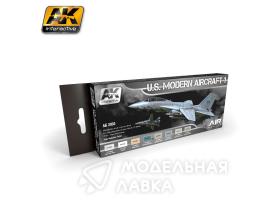 Набор акриловых красок "U.S. Modern Aircraft 1" (современная авиация США)